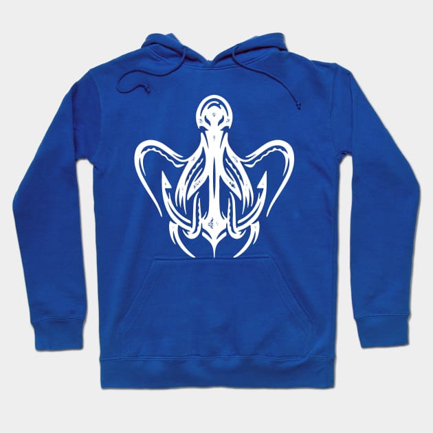 Anchor and octopus Hoodie by Ghitea